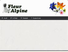 Tablet Screenshot of fleuralpine.com